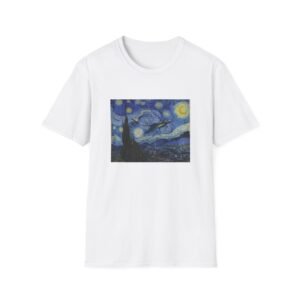 Starry Night Dragon Flight Tee, Hiccup & Toothless Art Shirt, How to Train Your Dragon, HTTYD, Van Gogh T-Shirt