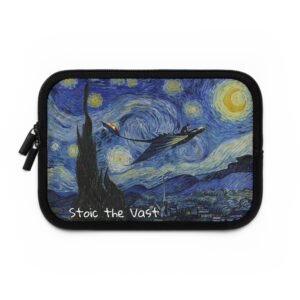 Custom How To Train Your Dragon Starry Night Laptop Sleeve, Back to School, Tech Accessories, Art Lovers, Students, Teachers, HTTYD