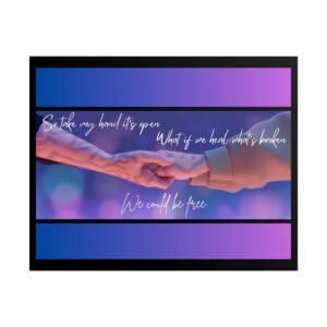 Free KPop Demon Hunters, Rumi Jinu Love Song Lyrics Poster, Wall Decor, Fan Art, Huntrix, Friendship, Inspirational Self Love Mantra