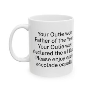 Father's Day Severance Mug, Personalized Severance Coffee Cup, Lumon Industries Logo, Custom Innie Name Office Mug, Unique Gift for Dad