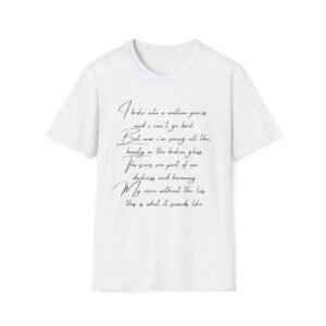 What It Sounds Like Lyrics T-Shirt, Kpop Demon Hunters, Huntrix Music, Inspiring Song, Broken Glass, Christmas Gift for Anime Lovers
