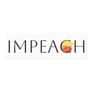 Impeach Trump Bumper Sticker, Impeach Donald Trump Bumper Magnet for Political Activism, Impeach Trump Car Magnet, Anti Trump Anti MAGA